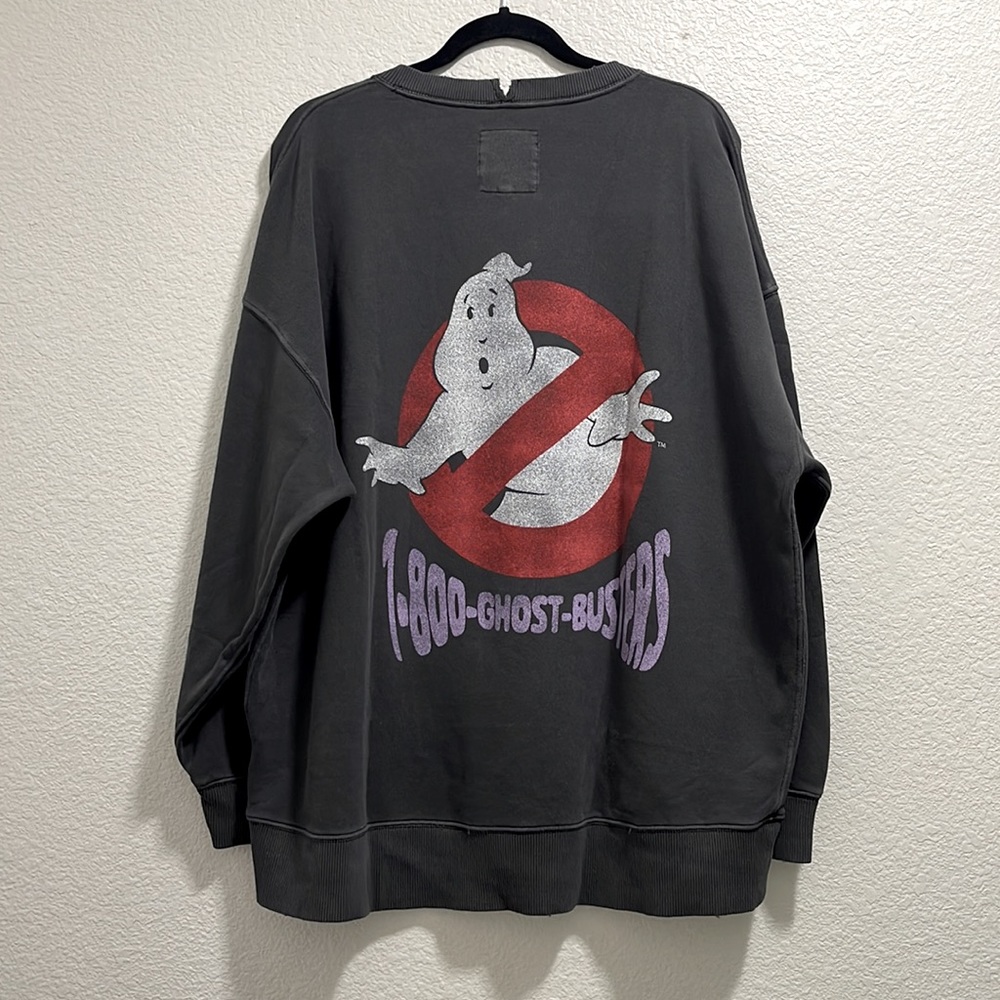 Aerie NWT Halloween Ghostbusters Graphic Sweatshirt Sz L